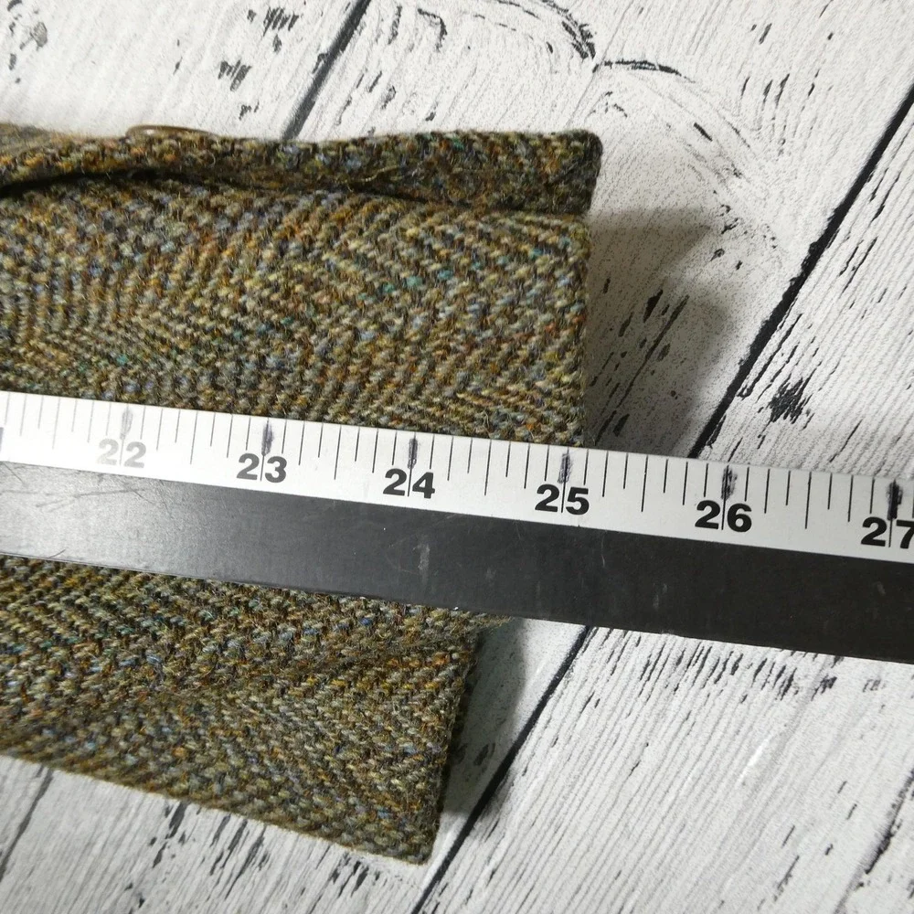 Southwick Blazer Mens 44 Long Brown Twill by Dayton Herringbone Wool Tweed